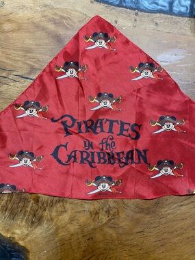 Disney Cruise 🚢 Pirates of the Caribbean Scarf DISNEY MICKEY MOUSE